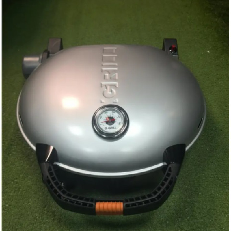 Портативний переносний газовий гриль O-GRILL 600T, срібло Код: 009061