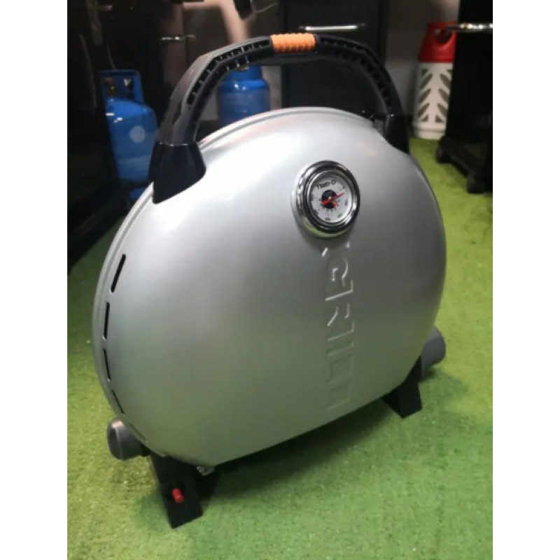 Портативний переносний газовий гриль O-GRILL 600T, срібло Код: 009061