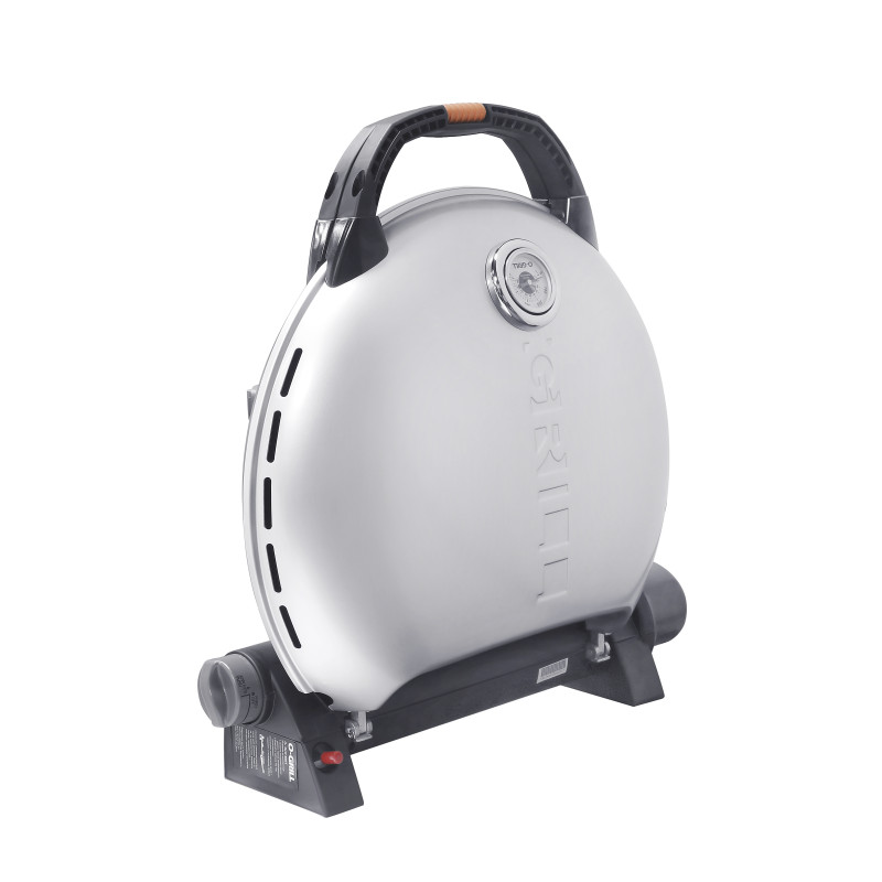 Портативний переносний газовий гриль O-GRILL 600T, срібло Код: 009061