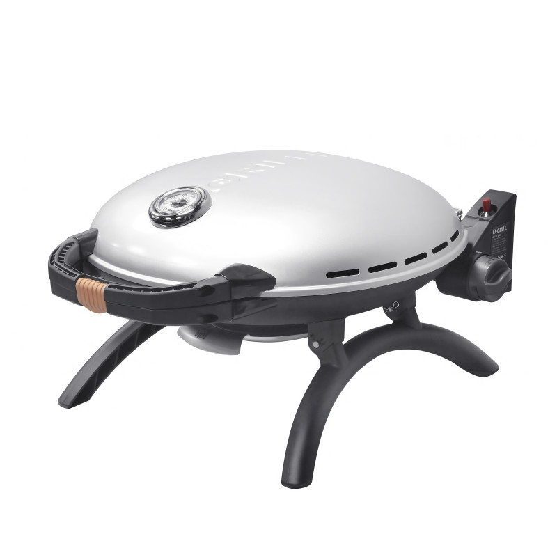 Портативний переносний газовий гриль O-GRILL 600T, срібло Код: 009061