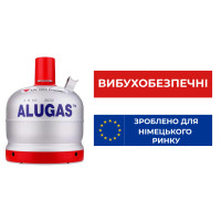 Алюмінієвий балон ALUGAS 14,5 л (3,7 кг тара) 41015 Код: 010566