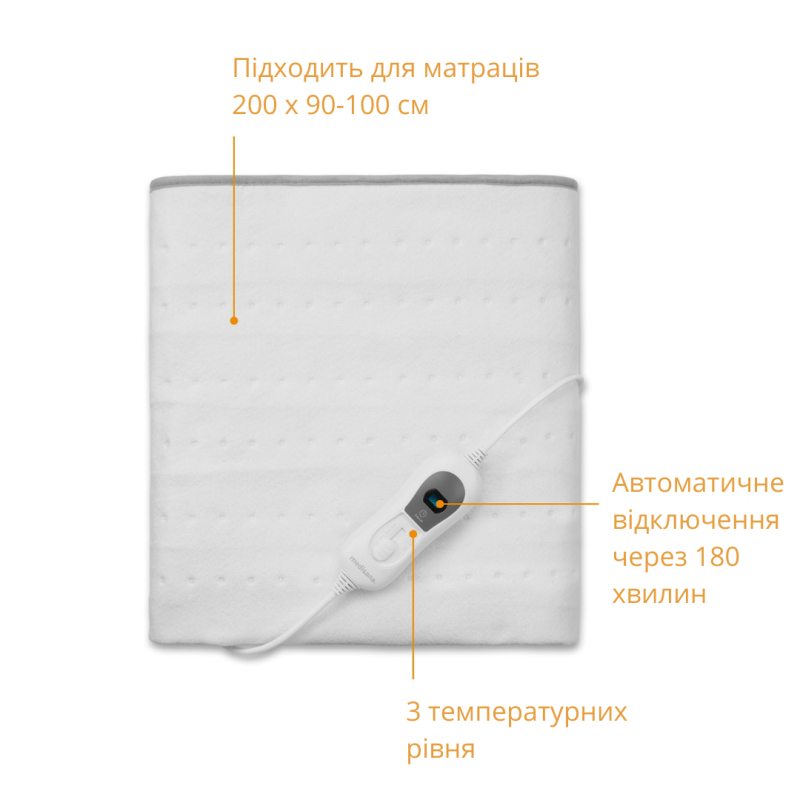 Електричне простирадло HU 666 Medisana (HU 666-2082)