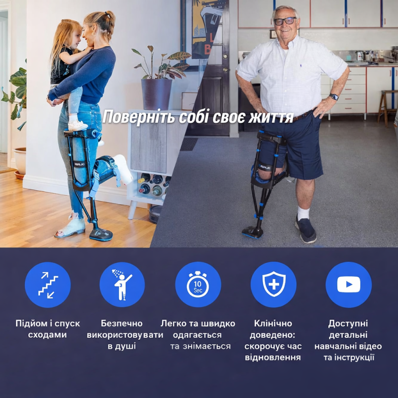 Милиця iWALK 3.0 Hands-Free (HFC30303-6-2664)