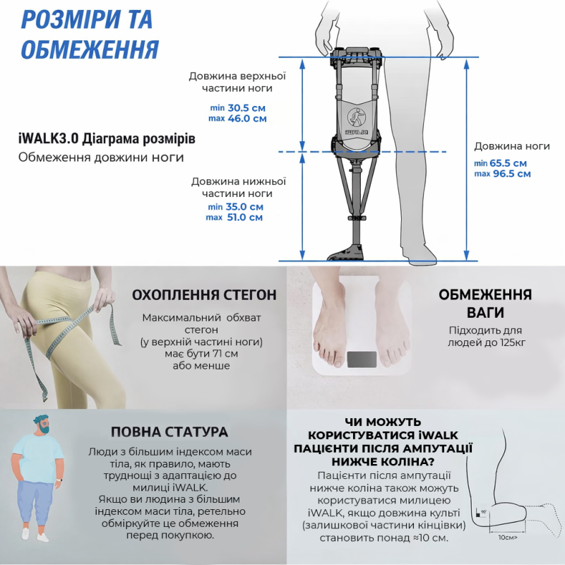 Милиця iWALK 3.0 Hands-Free (HFC30303-6-2664)