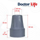 Гумовий наконечник для палиць Doctor Life 10030/2/GR 19 мм сірий (10030/2/GR-2704)