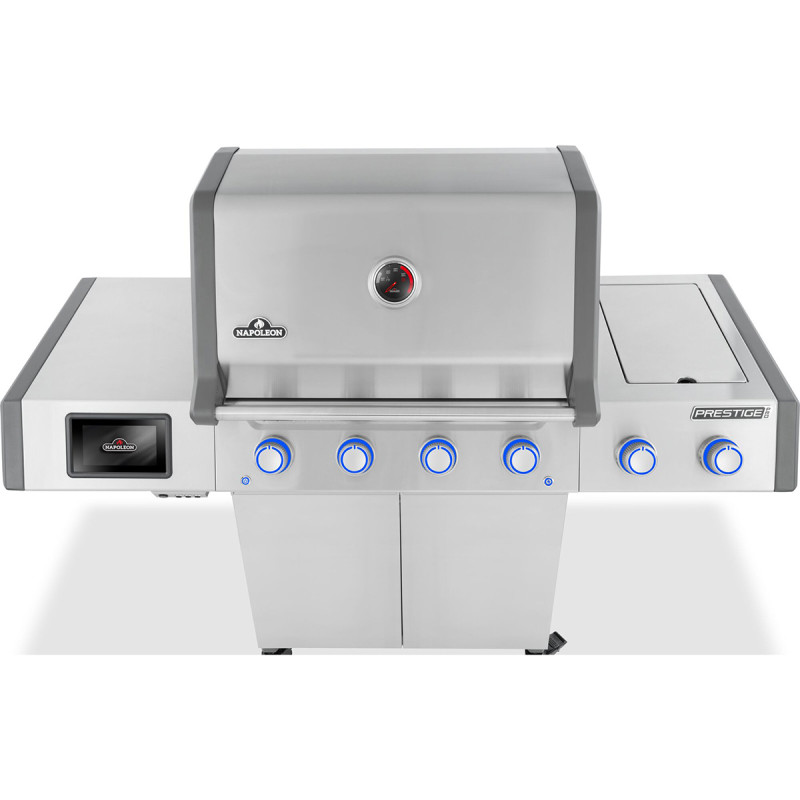 Газовий гриль Napoleon Prestige PRO 500 Connected з бічною конфоркою Sizzle Zone та вертілем нерж сталь PRO500VXRSIBPSS Код: 013841
