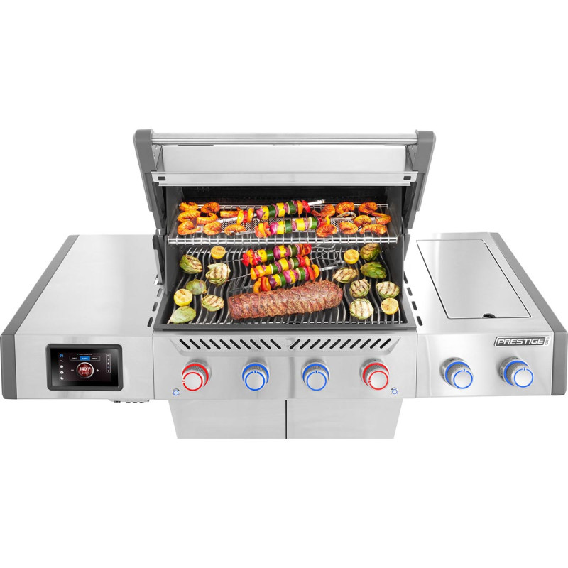 Газовий гриль Napoleon Prestige PRO 500 Connected з бічною конфоркою Sizzle Zone та вертілем нерж сталь PRO500VXRSIBPSS Код: 013841