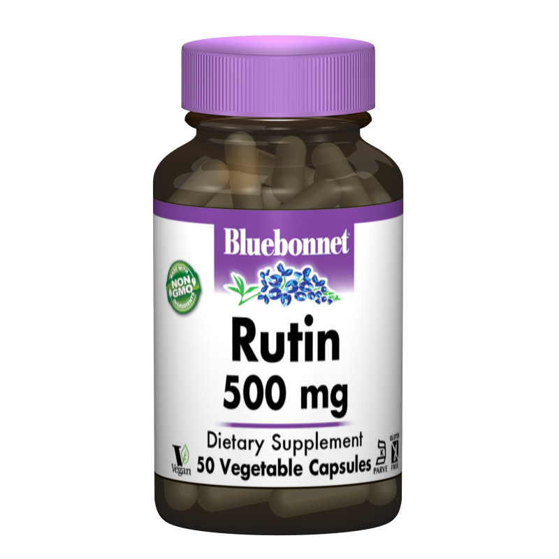 Рутин 500мг, Bluebonnet Nutrition, 50 гелевых капсул