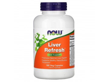 Вітаміни для оновлення печінки Liver Refresh, Now Foods, 180 Вегетаріанских Капсул