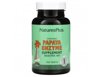 Ферменти Папайї, Chewable Papaya Enzyme Supplement, Natures Plus, 360 жувальних таблеток