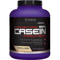 Сироватковий Казеїн Протеїн, Смак Ванільного Крему, Prostar, Ultimate Nutrition, 2 фунти (907гр)