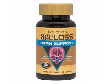 Комплекс Для Підтримки Мозку, AgeLoss Brain Support, Natures Plus, 60 капсул