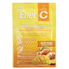 Вітамінний Напій для Підвищення Імунітету, Смак Персику та Манго, Vitamin C, Ener-C, 1 пакетик