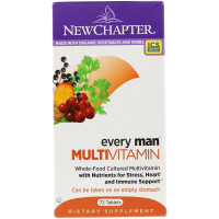 Мультивитамины для мужчин, Every Man, New Chapter, 72 таблетки