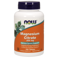 Цитрат Магнію 200мг, Now Foods, 100 таблеток