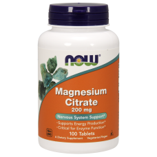 Цитрат Магнію 200мг, Now Foods, 100 таблеток
