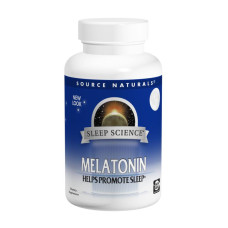 Мелатонін 1мг, Sleep Science, Source Naturals, 200 таблеток