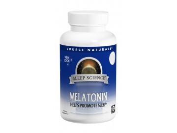 Мелатонін 1мг, Sleep Science, Source Naturals, 200 таблеток