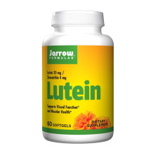 Лютеин, 20 мг, Lutein, Jarrow Formulas, 60 желатиновых капсул