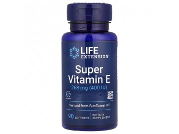 Вітамін E, 268 мг, Super Vitamin E, Life Extension, 90 гелевих капсул