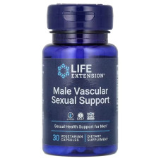 Підтримка чоловічої сексуальності, 100 мг, Male Vascular Sexual Support, Life Extension, 30 вегетаріанських капсул