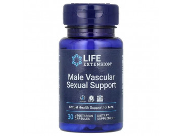 Підтримка чоловічої сексуальності, 100 мг, Male Vascular Sexual Support, Life Extension, 30 вегетаріанських капсул