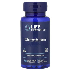 Глутатіон, 500 мг, Glutathione, Life Extension, 60 вегетаріанських капсул
