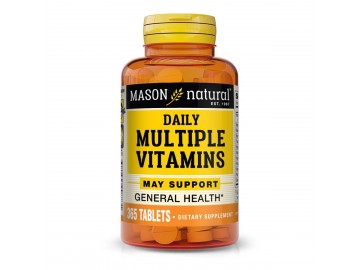 Мультивітаміни на кожен день, Daily Multiple Vitamins, Mason Natural, 365 таблеток