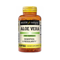 Алоэ вера, Aloe Vera, Mason Natural, 60 гелевых капсул