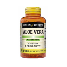 Алоэ вера, Aloe Vera, Mason Natural, 60 гелевых капсул