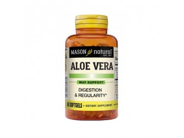 Алое вера, Aloe Vera, Mason Natural, 60 гелевих капсул