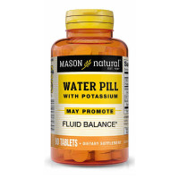 Сечогінні пігулки з калієм, Water Pill With Potassium, Mason Natural, 90 пігулок