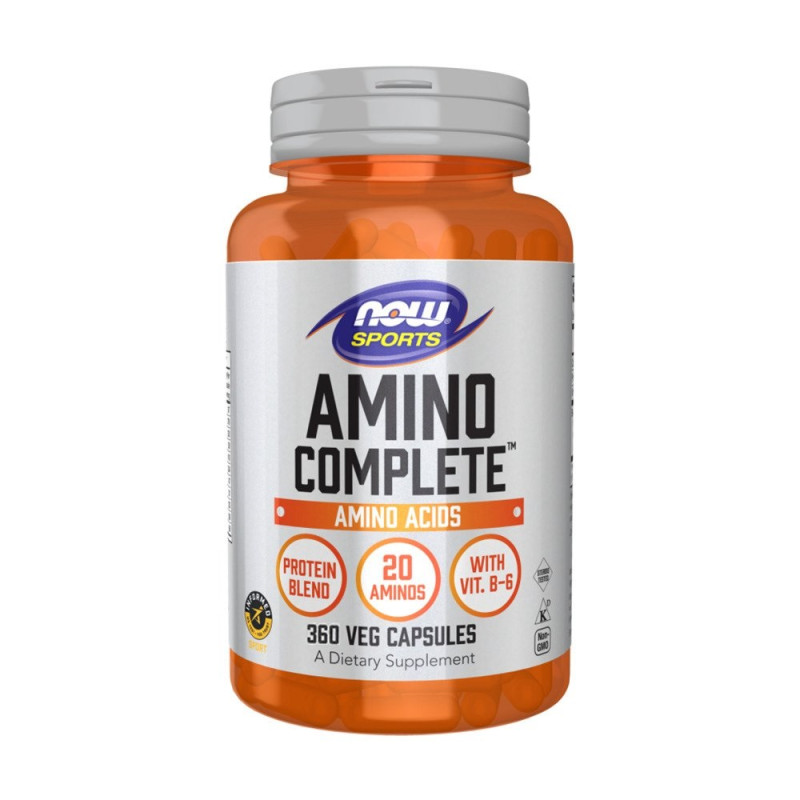 Аминокомплекс, Спорт, Amino Complete, Now Foods, 360 капсул
