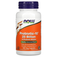 Пробиотический комплекс Probiotic 25 Billion, Now Foods, 100 вегетарианских капсул