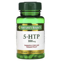 5-HTP (Гидрокситриптофан), 100мг, Nature's Bounty, 60 капсул