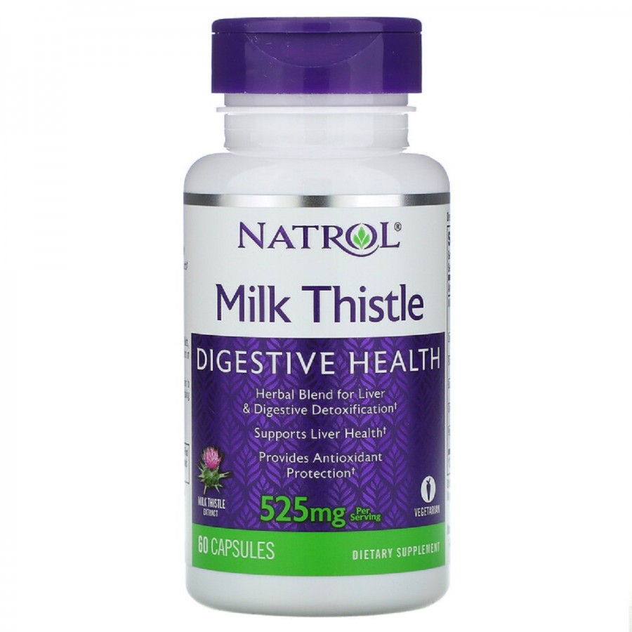 Розторопша, Milk Thistle, Natrol, 60 капсул