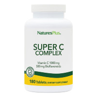 Супер Комплекс Витамина C, Super C Complex, 1000 мг, Natures Plus, 180 таблеток