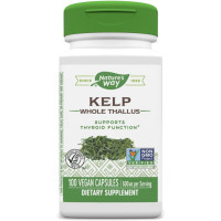 Ламінарія, Kelp, Nature's Way, 600 мг, 100 капсул