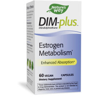 Метаболизм эстрогенов, DIM-plus, Метаболизм эстрогенов, Nature's Way, 60 вегетарианских капсул