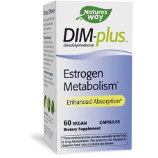 Метаболізм естрогенів, DIM-plus, Estrogen Metabolism, Nature's Way, 60 вегетаріанських капсул