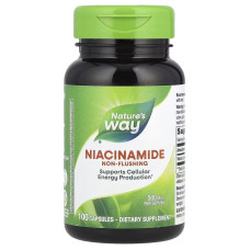 Ниацинамид, 500 мг, Niacinamide, Nature's Way, 100 капсул