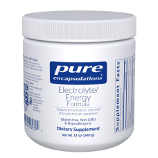 Електроліти, смак лимона та лайма, Electrolyte, Energy formula, Pure Encapsulations, 340 г