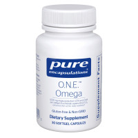 Омега-3, 1000 мг, O.N.E. Omega, Pure Encapsulations, 30 гелевих капсул