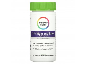 Мультивітаміни для мам 35+ та малюків, Multivitamin 35+ Mom and Baby, Rainbow Light, 60 таблеток