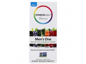 Мультивітаміни Для Чоловіків, Vibrance Men's One, Rainbow Light, 60 таблеток