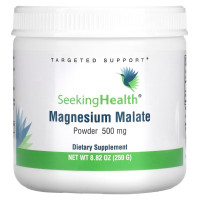 Магний малат в порошке, 500 мг, Magnesium Malate Powder, Seeking Health, 250 грамм