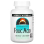 Фолієва кислота, 800 мкг, Folic Acid, Source Naturals, 200 таблеток