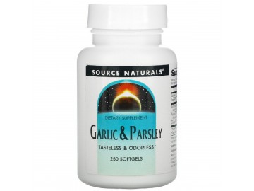 Часник & Петрушка, Source Naturals, 250 желатинових капсул