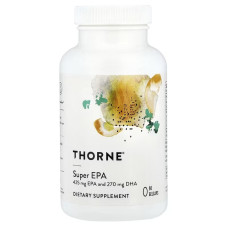 Омега-3 з підвищеним ЕПК, Super EPA, Thorne, 90 гелевих капсул
