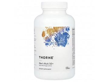 Мультивитамины для мужчин 50+, Men's Multi 50+, Thorne Research, 180 капсул